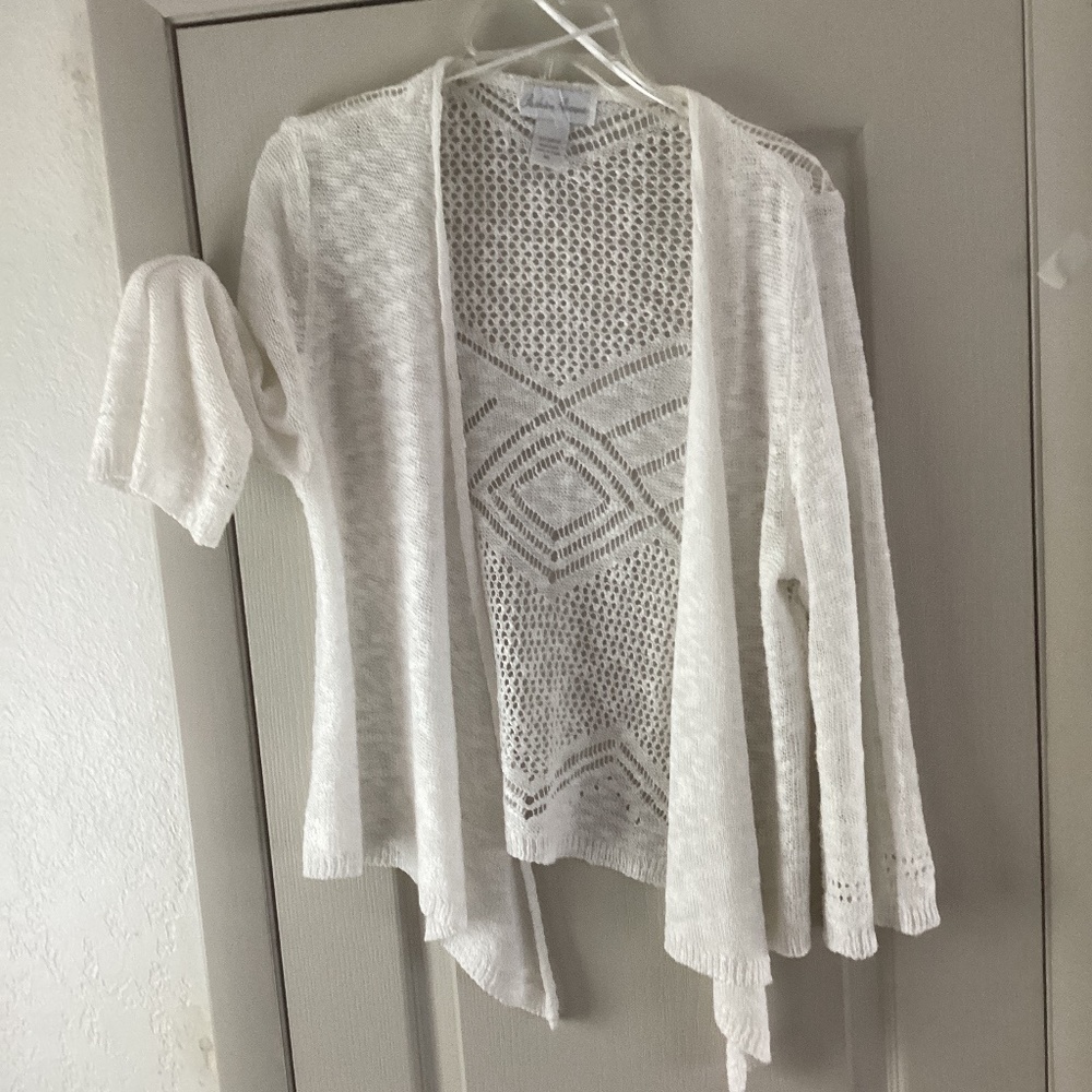 Summer lightweight, open sweater Ladies XL 3/4 sleeve